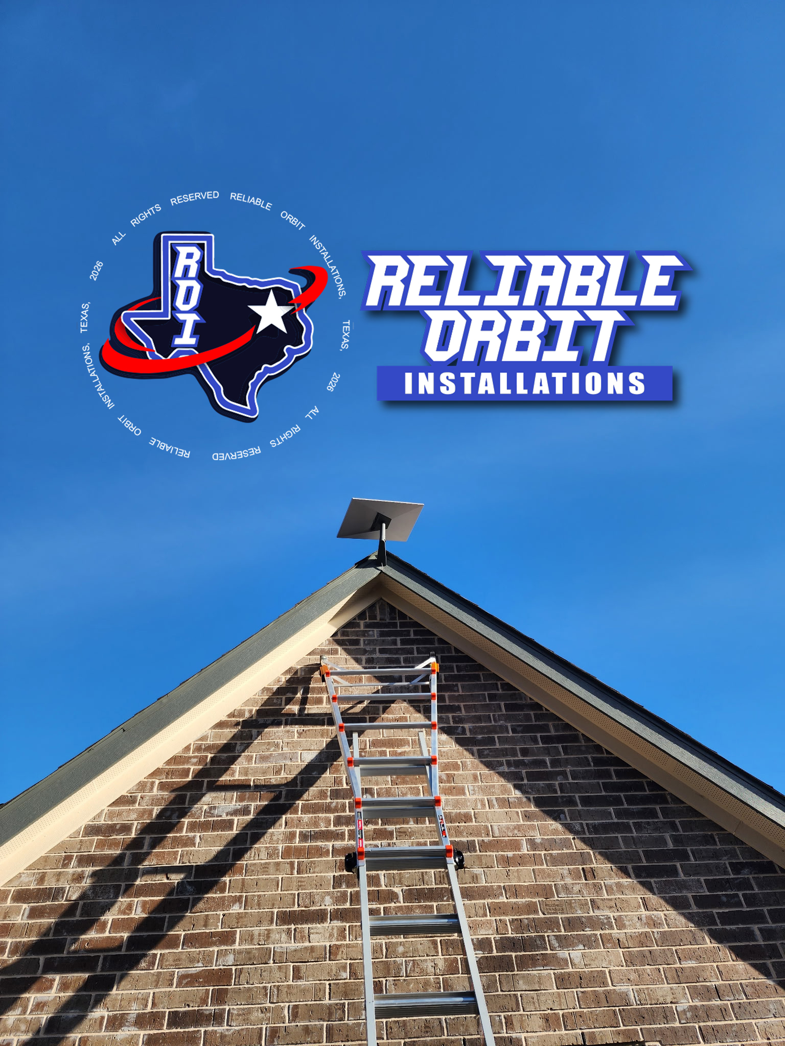 Starlink gable mount install
